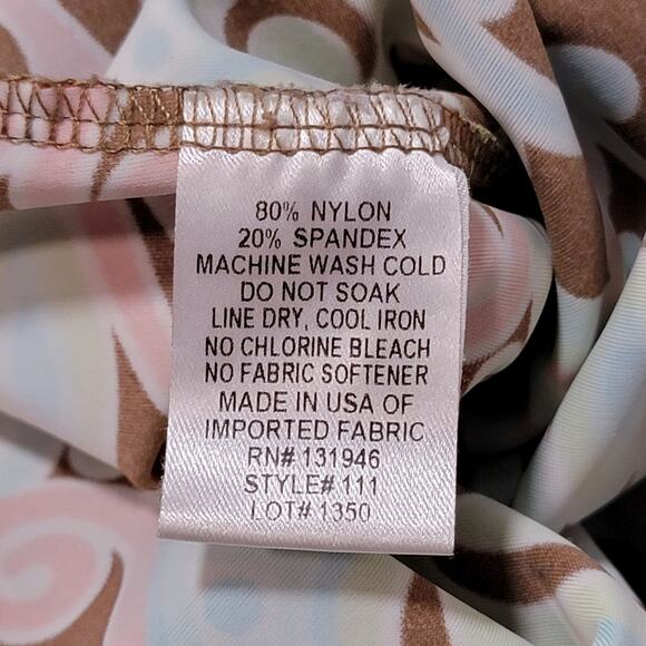 Jude Connally Nylon Colorful Slinky Geometric Mini Dress Size Small Stretch Prep - Picture 4 of 6